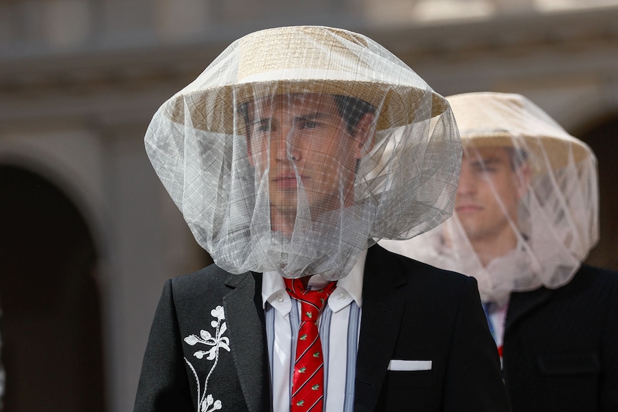 Thom Browne, la collezione PE 2027. (REUTERS)