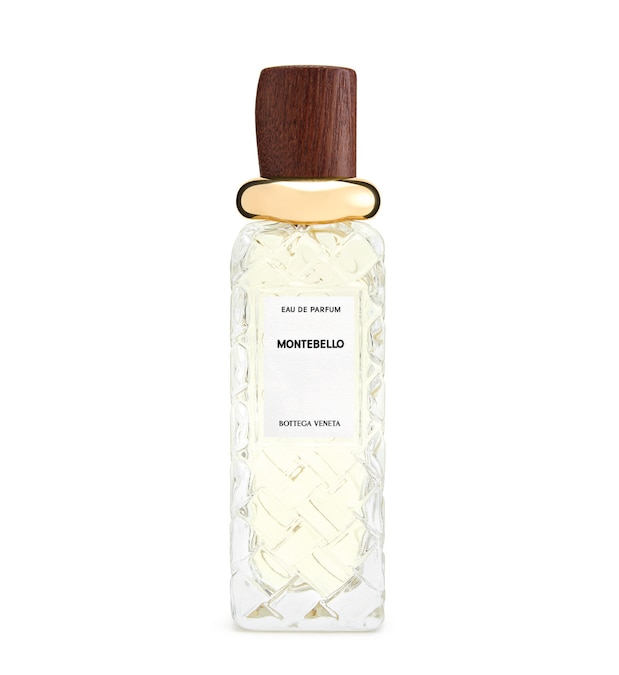 Eau de parfum Montebello, collezione Alta Profumeria, BOTTEGA VENETA (250 €, ricaricabile).