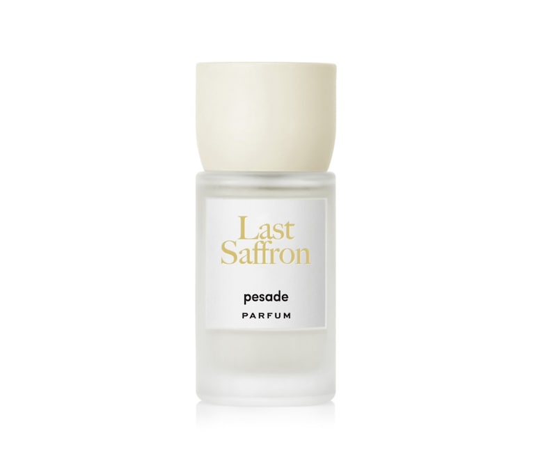 Profumo ambrato leggero Last Saffron, PESADE (30 ml, 95 €, su Fragrans in Fabula).
