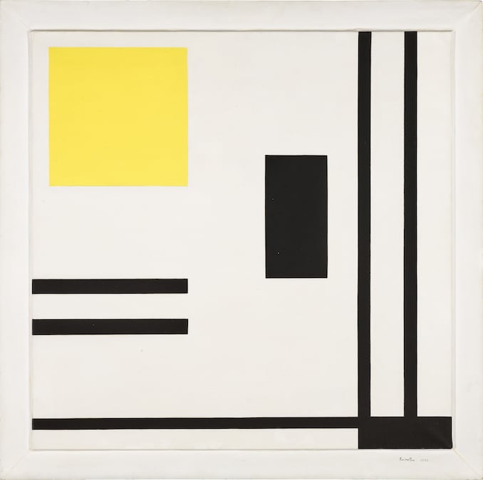 Lot 105. Marlow Moss, White, Yellow and Black, est. £450,000 - 650,000