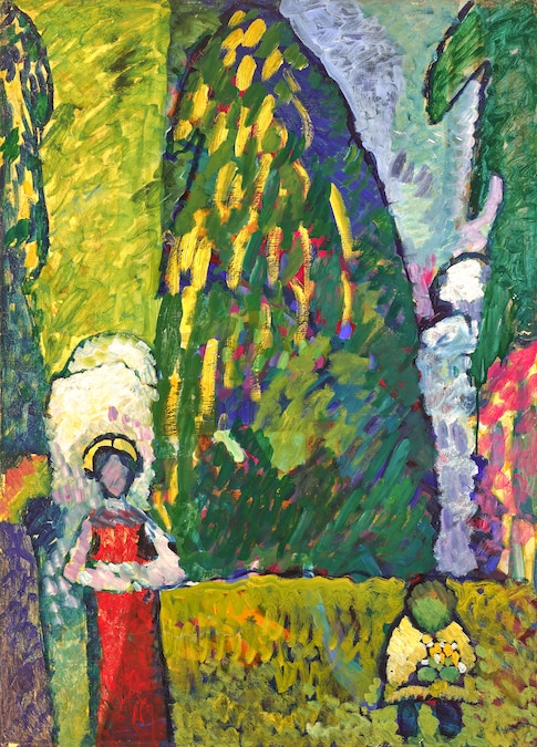 Lot 117. Wassily Kandinsky, Fragment zu Improvisation II (Trauermarsch) (Detail of Improvisation II (Funeral March)), est. £4-6m