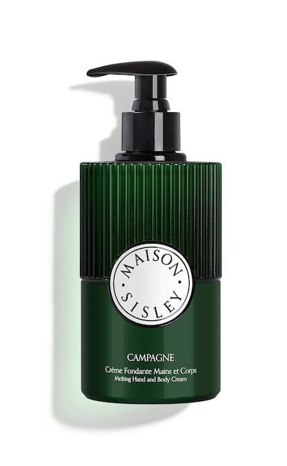 Crema fondente mani e corpo con la profumazione di Eau de Campagne, MAISON SISLEY (350 ml, 96,50 €).