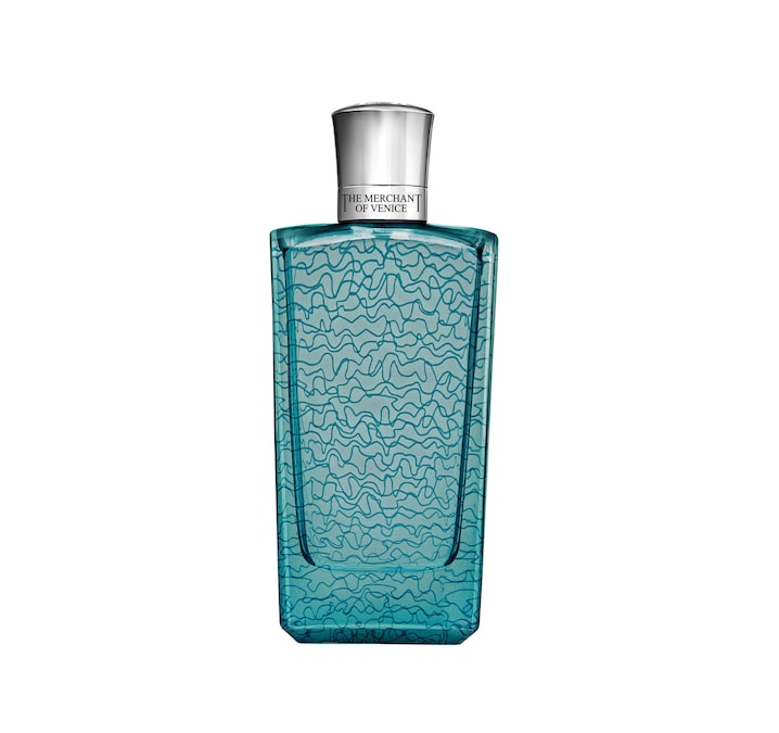 Nuova fragranza Lussino Essence, dedicata all’isola in Croazia, creata dal naso Alessandro Olmo, THE MERCHANT OF VENICE (100 ml, 155 €).