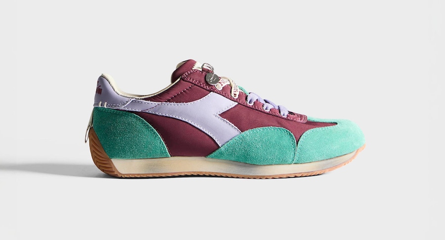 Sneaker Equipe in nylon, pelle e suede, nuova collab JW ANDERSON x DIADORA (390 €).