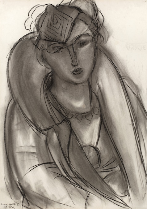 Henri Matisse, Lydia (Étude pour ‘Portrait au manteau bleu’), Sold for £3,750,000