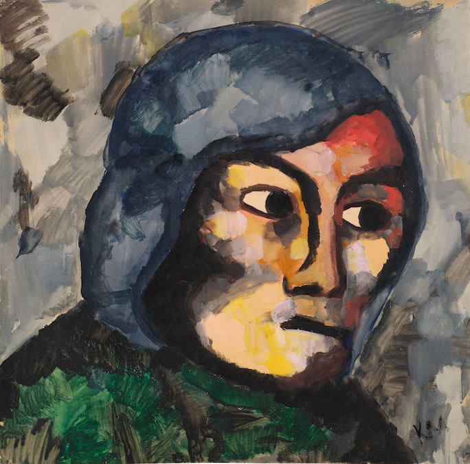 Kazimir Malevich, Head of a Peasant, Sold for £3,018,000