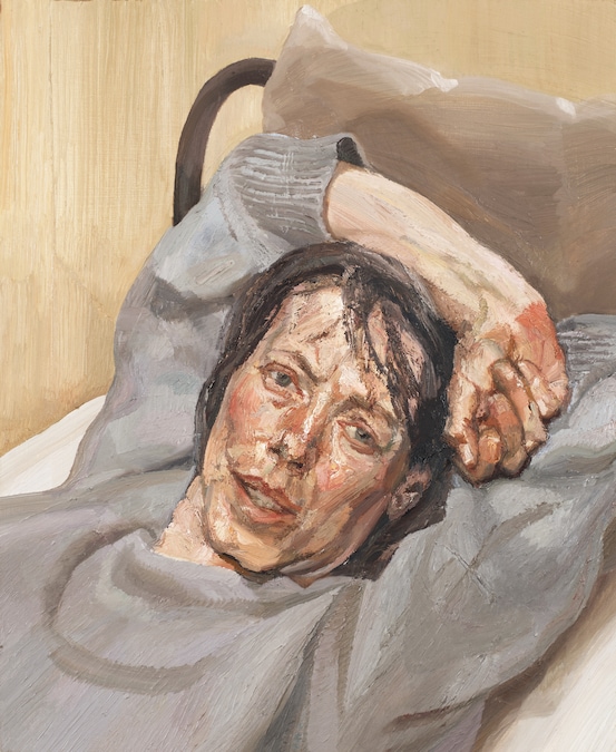 Lucian Freud, Woman in a Grey Sweater, Sold for £4,848,000
