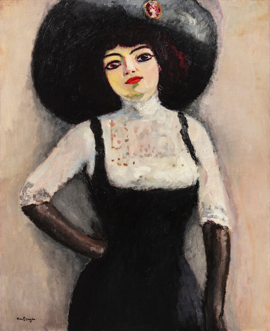 Kees van Dongen, Le Dame en noir, Sold for £1,408,000