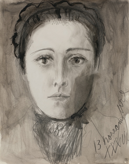 Pablo Picasso, Portrait de Dora Maar (Dora Maar à la coiffe)