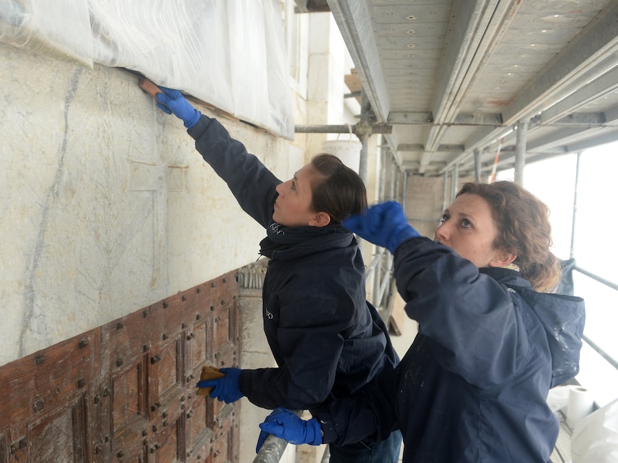 Complesso di Pietrasanta i lavori foto Luca Forno