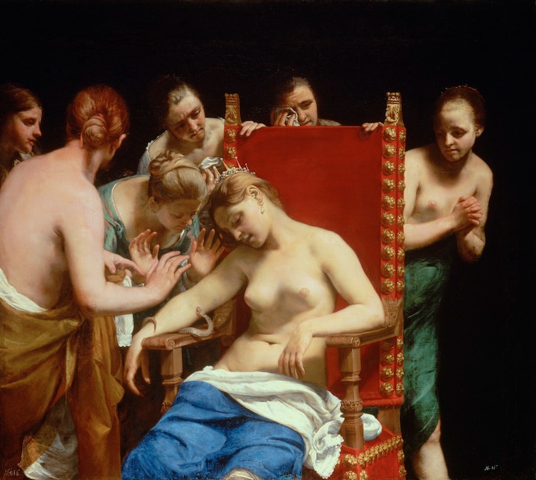 Guido Cagnacci, Il suicidio di Cleopatra
