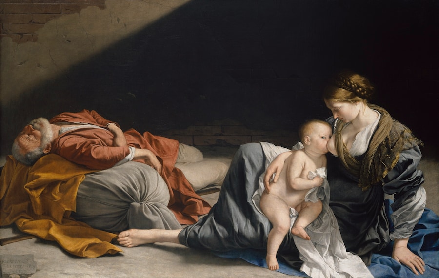 Orazio Lomi Gentileschi, Il riposo durante la fuga in Egitto