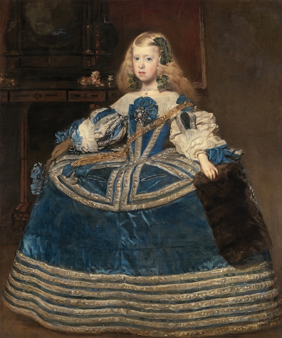 Velazquez, Infanta Margarita in a Blue Dress