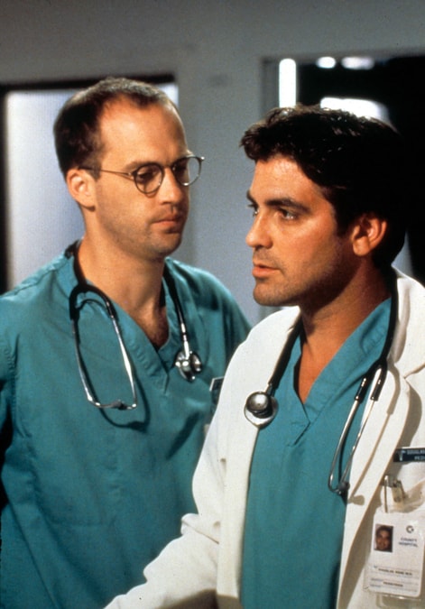 ER (TV) Anthony Edwards, George Clooney (Alamy Stock Photo/NBC ERTV 227)