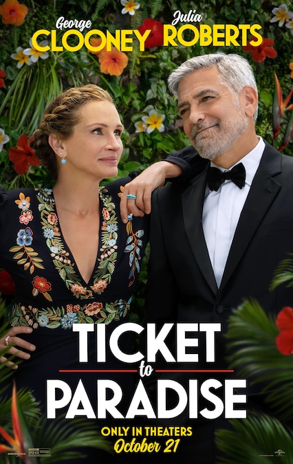 Locandina del film “Ticket to Paradise” (Alamy Stock Photo)