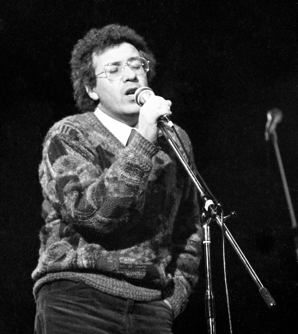 Disco Ring Peppino Di Capri. Roma, 7 maggio 1981. (Archivio ANSA)