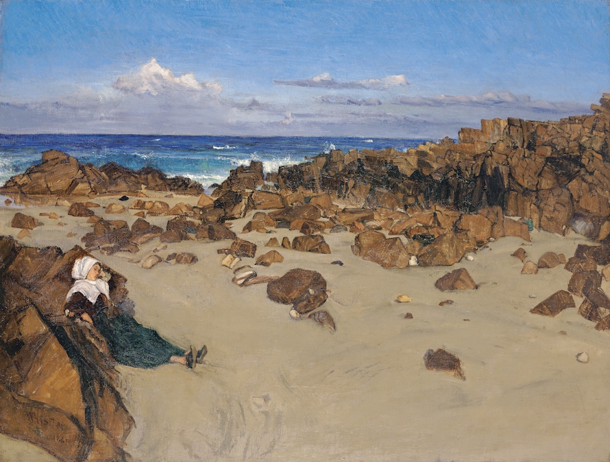 James McNeill Whistler, Coast of Brittany (Alone with the Tide), 1861. Wadsworth Museum of Art. In memory of William Arnold Healy, given by his daughter, Susie Healy Camp