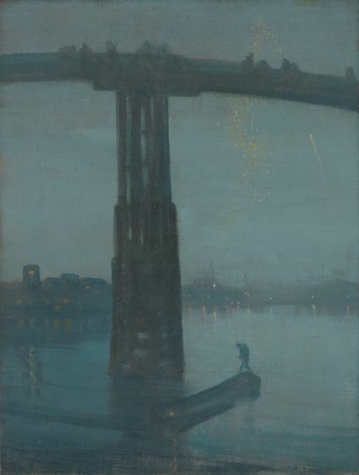 James McNeill Whistler, Nocturne: Blue and Gold - Old Battersea bridge. 1872-5. Tate. (Photo © Tate (Josh Croll))