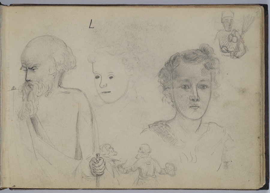 James McNeill Whistler, ‘St Petersburg Sketchbook’, p.6, 1844–48. © The Hunterian, University of Glasgow.