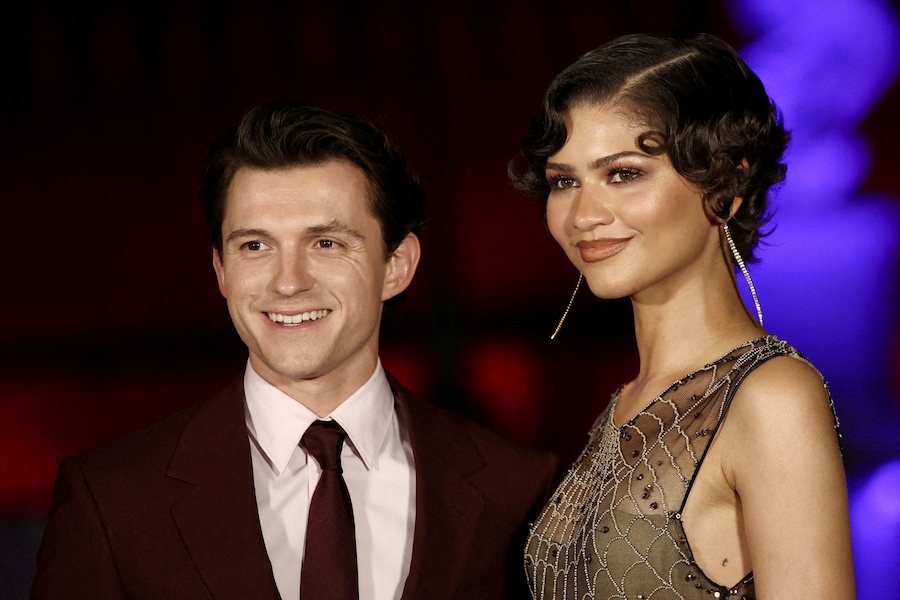 Gli attori Tom Holland e Zendaya partecipano alla prima italiana del film "Spider-Man: Brand New Day" a Ponte Sant'Angelo a Roma, il 23 giugno 2026. REUTERS/Francesco Fotia (REUTERS)