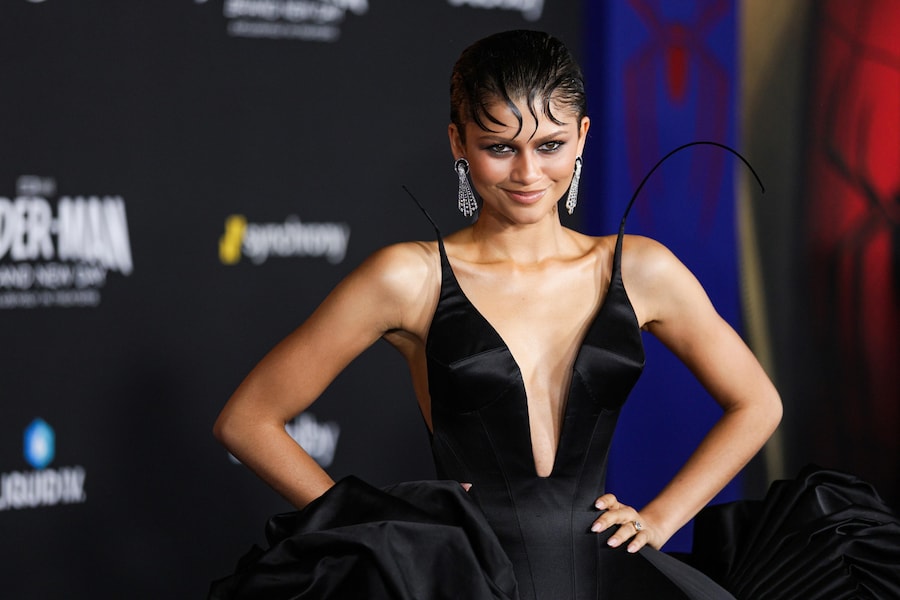 L'attrice statunitense Zendaya arriva alla prima mondiale di *Spider-Man: Brand New Day* al Dolby Theatre di Los Angeles, California, Stati Uniti, il 27 luglio 2026. EPA/CHRIS TORRES (EPA)
