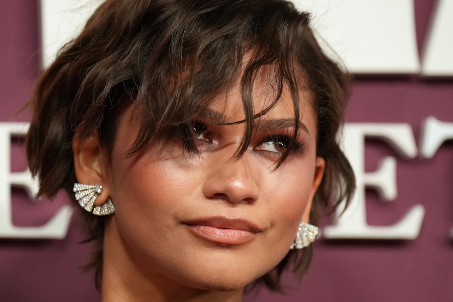 L'attrice Zendaya arriva alla prima italiana del film "The Drama", a Roma. (Foto AP/Andrew Medichini) (AP)