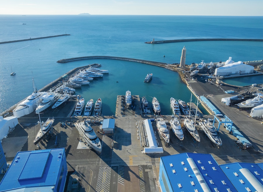 Il cantiere di Livorno