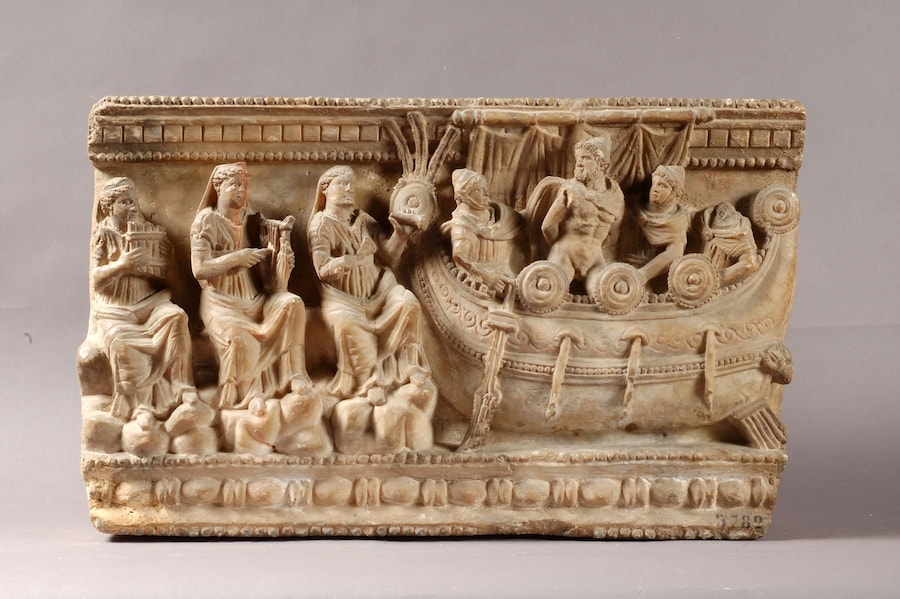Firenze Museo Archeologico, Urna volterrana