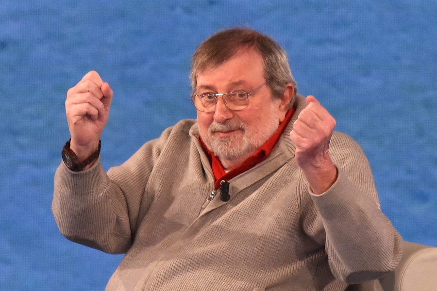 12 Novembre 2023 - Milano - Francesco Guccini partecipa allo spettacolo «Che tempo che fa». (LAPRESSE/Gian Mattia D’Alberto)