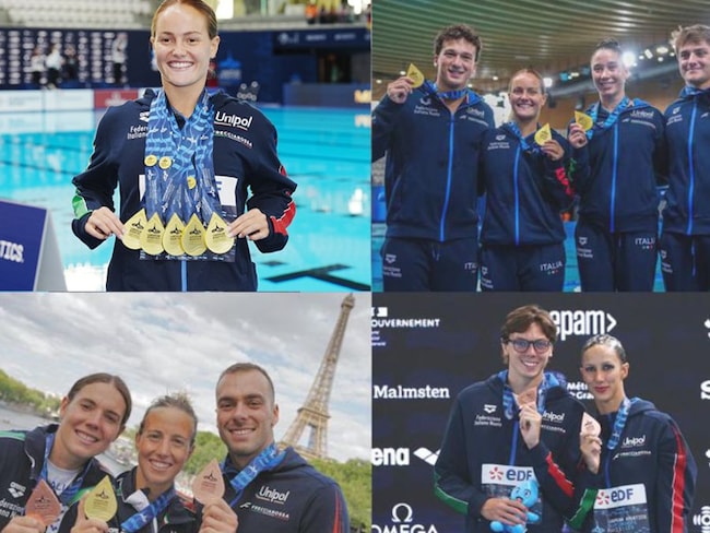 Campionati europei di sport acquatici: le medaglie italiane