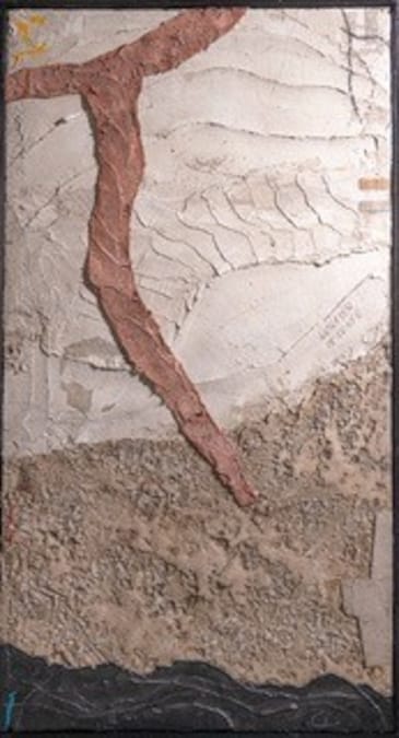 Marco Fiaschi Topography #42 tecnica mista su tela 65x120 cm 2026 € 2.800