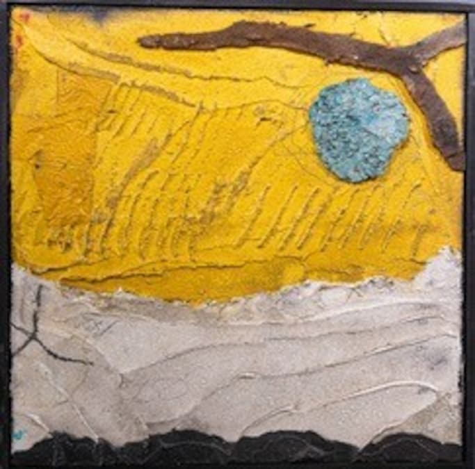 Marco Fiaschi Topography #40 tecnica mista su tela 50x50 cm 2026 € 1.500