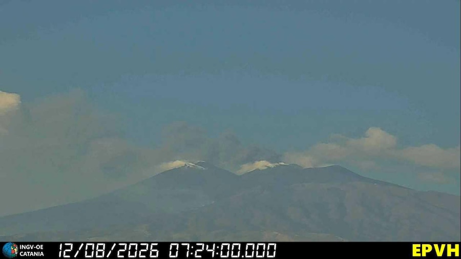 ANSA/Istituto Nazionale di Geofisica e Vulcanologia-Osservatorio etneo di Catania (ANSA)