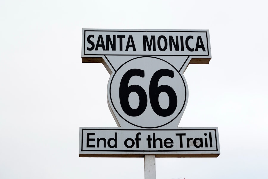 Route 66. Santa Monica “End of the Trail”