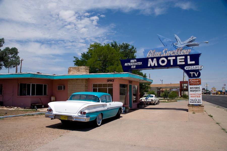 Route 66. Blue Swallow Motel, Tucumcari, New Mexico