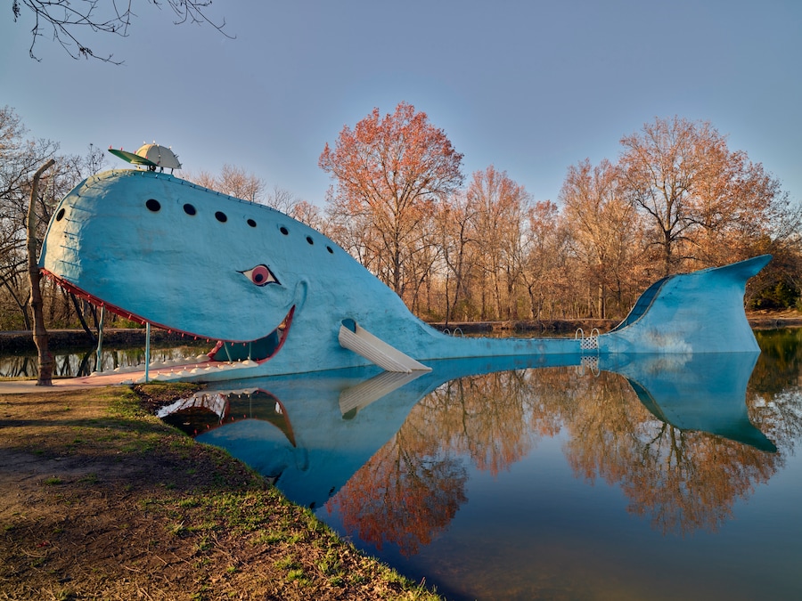 Route 66. Blue Whale, Catoosa, Oklahoma, versione moderna