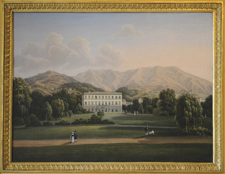 Veduta di Villa Reale, prima metà sec. XIX, Archivio Gronberg-Villa Reale di Marlia©Foto Andrea Vierucci copia