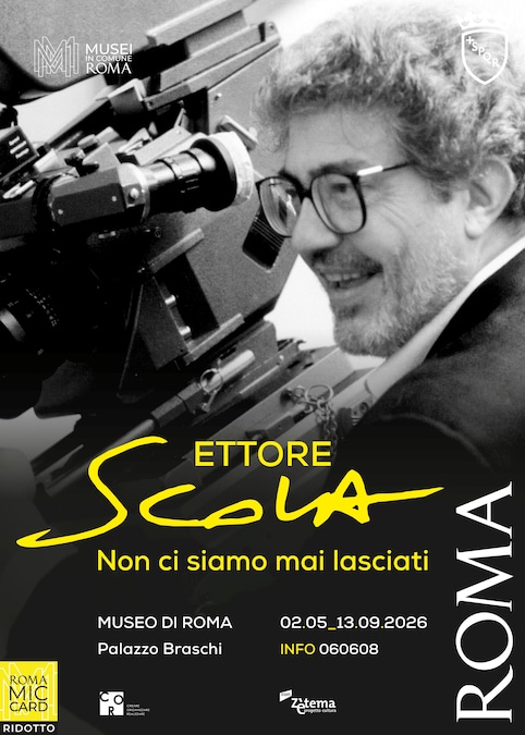 Manifesto mostra Ettore Scola. Non ci siamo mai lasciati
