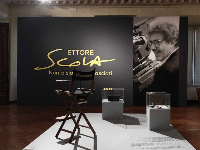Ettore Scola, il regista in una mostra a Roma