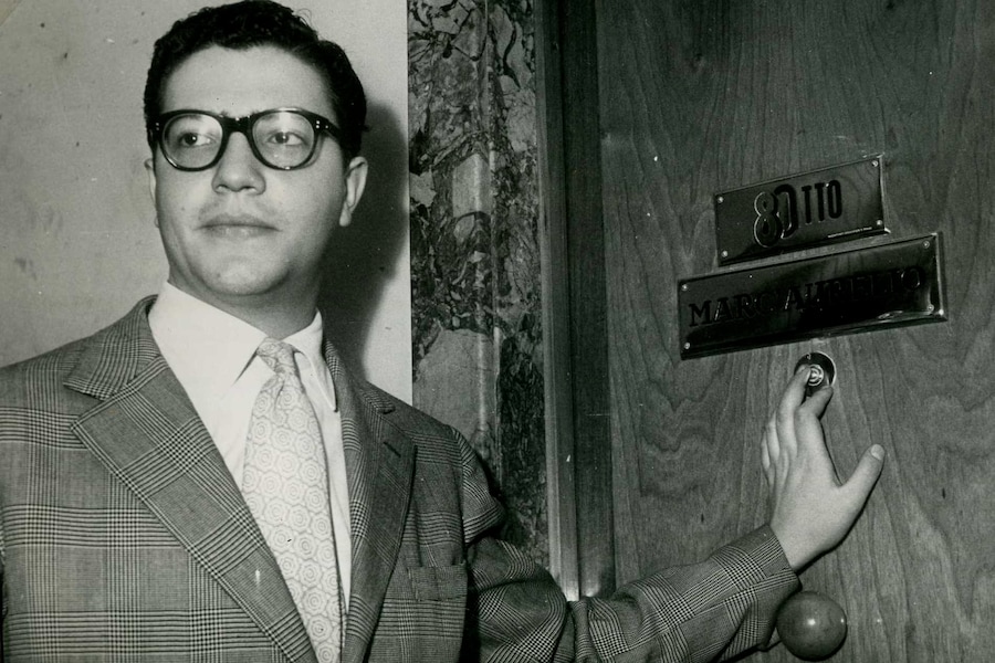 Al Marc’Aurelio. Roma, 1952. Archivio Famiglia Scola