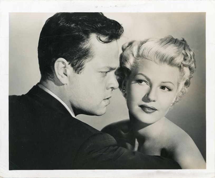 Orson Welles e Rita Hayworth ne The Lady from Shanghai. Riproduzione, 1947. Collezione Museo Nazionale del Cinema