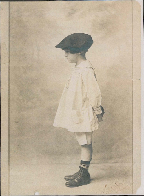 Orson Welles all’eta di 8 anni, 1923. Collezioni personali di Welles e Kodar. Collezione Archivi di Stato – Šibenik, Croazia