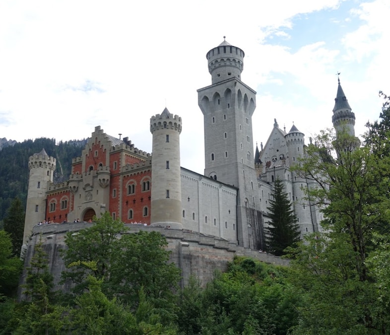 Neuschwanstein da vicino