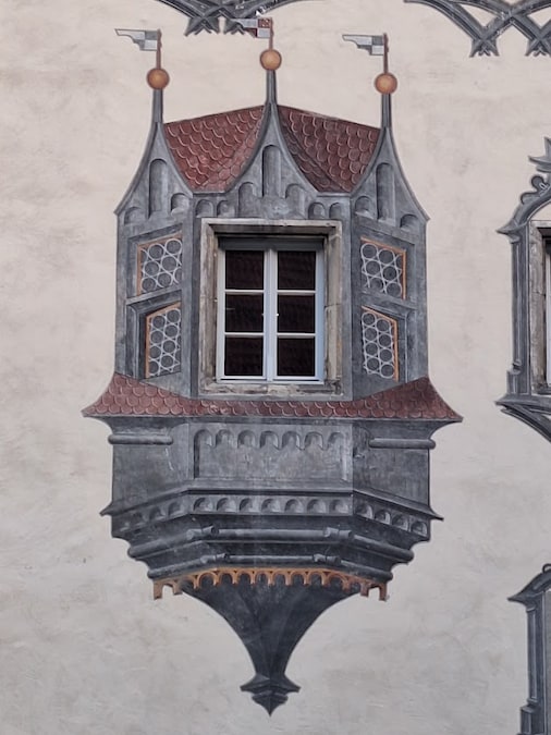Trompe-l’oeil nel castello di Fuessen