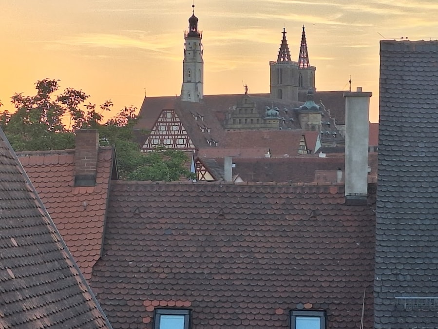 Tetti a Rothenburg