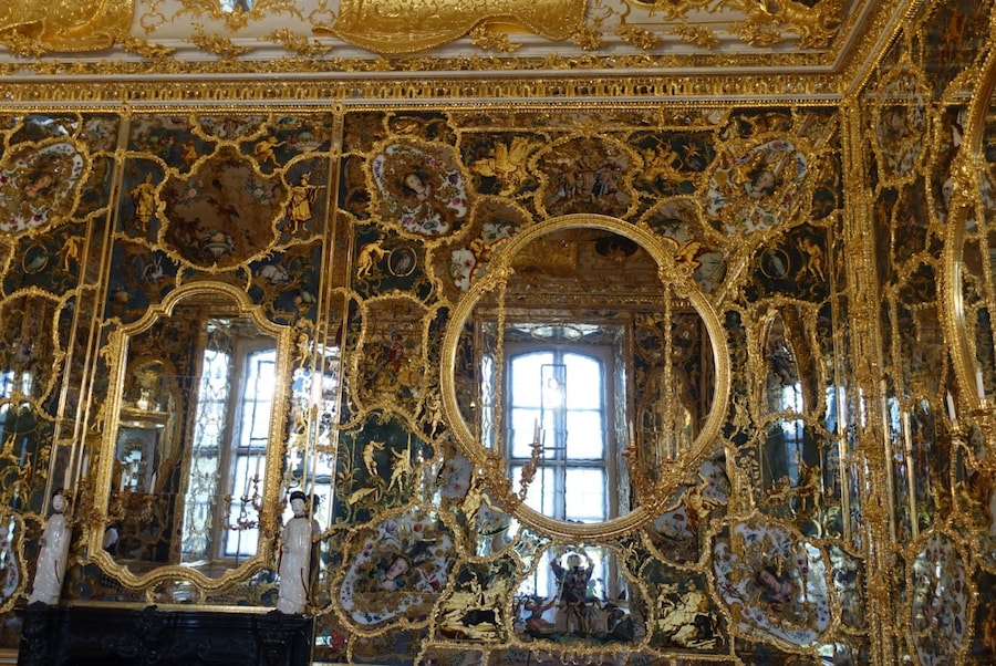 Wuerzburg, la Sala degli specchi nella Residenza vescovile