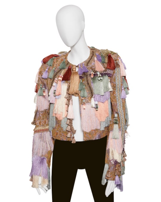 A TASSEL COAT, SCREENWORN BY MERYL STREEP DRIES VAN NOTEN, FALL/WINTER 2025 Estimate: $ 4,000-6,000 Courtesy: CHRISTIE’S IMAGES LTD. 2026