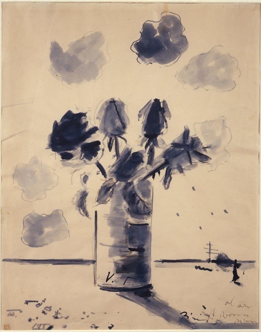 Filippo De Pisis Mazzo di fiori