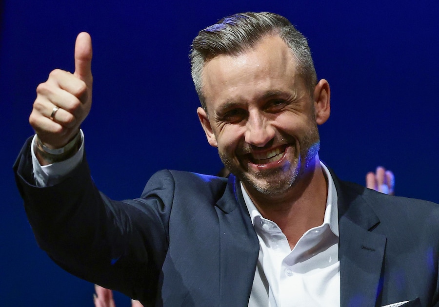 Il candidato di punta Ulrich Siegmund (EPA)