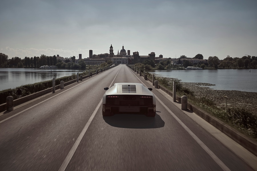 Audi Nuvolari sul ponte di San Giorgio